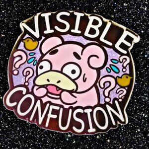 Slowpoke's Mood: The 'Visible Confusion' Pin Every Pokémon Fan Needs!